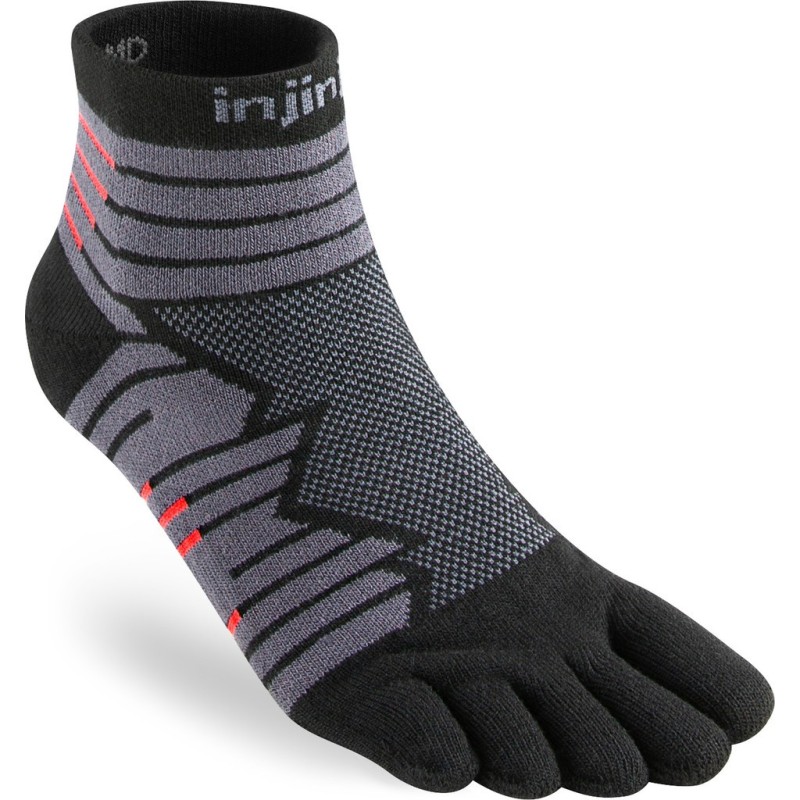 Injinji Ultra Run Mini-Crew Onyx Injinji Ultra Run Mini-Crew Onyx