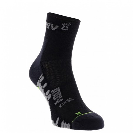 Inov-8 3 Season Outdoor Sock Mid Black Grey (2 paar)