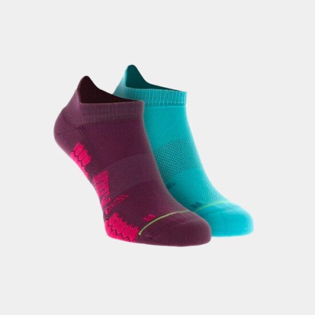Inov-8 TrailFly Sock Low Teal Purple (2 paare)